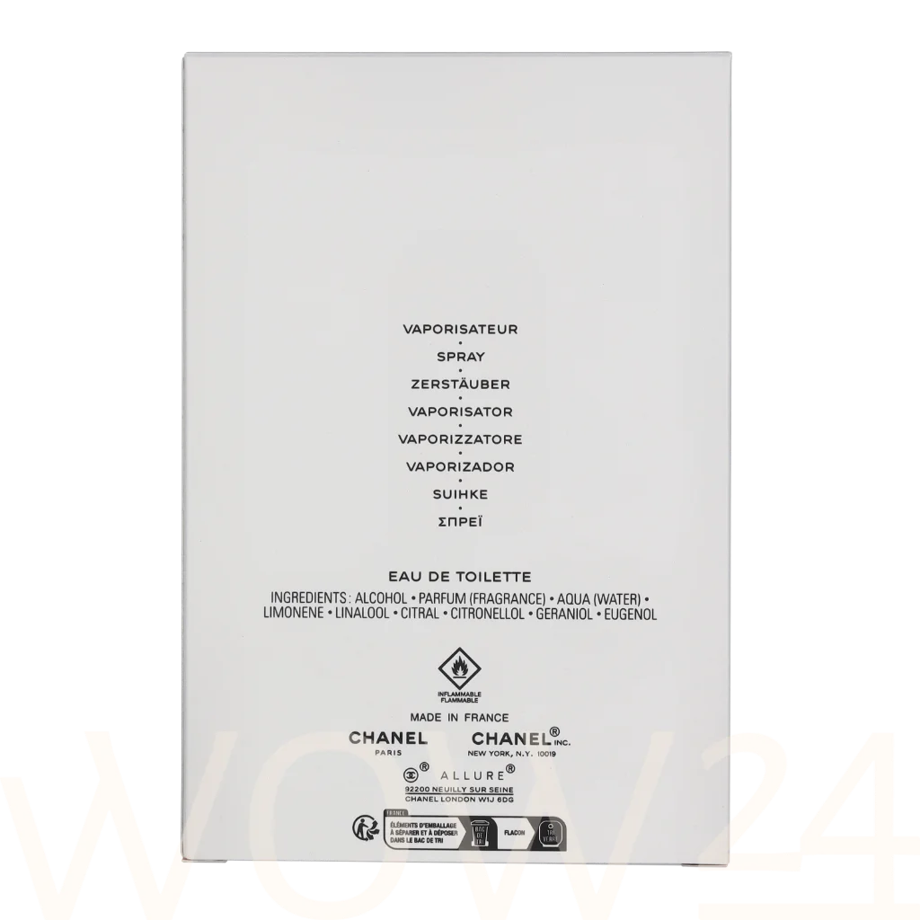 Chanel Chanel Allure Homme Sport Cologne Edt Spray 150 ml kvepalai Vyrams