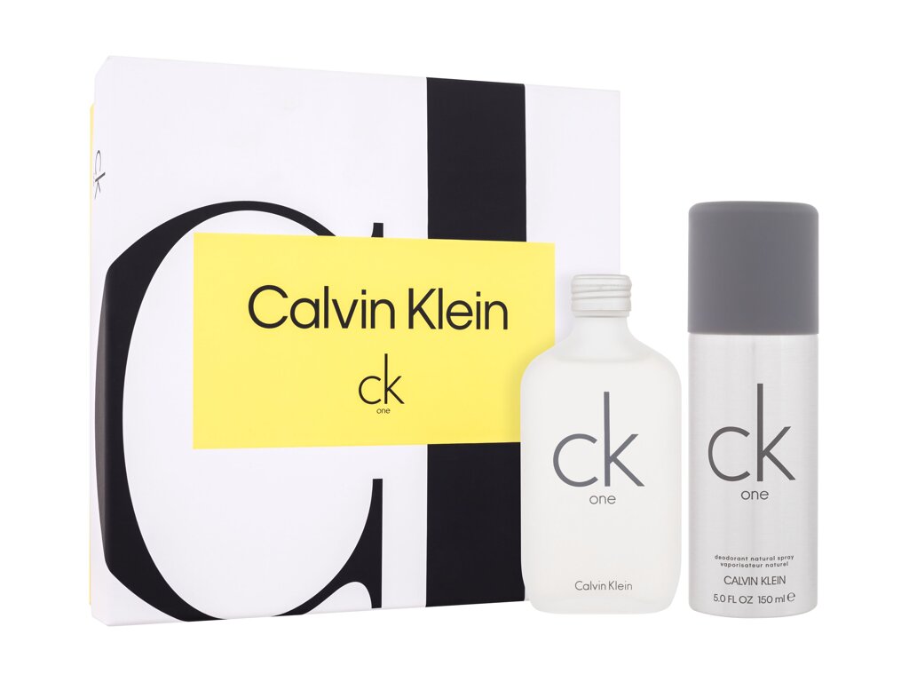 Calvin Klein CK One 100ml Edt 100 ml + Deodorant 150 ml Kvepalai Unisex EDT Rinkinys