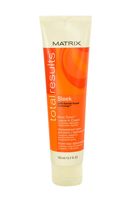 Matrix Total Results Sleek Blow Down Leave-In Cream plaukų balzamas