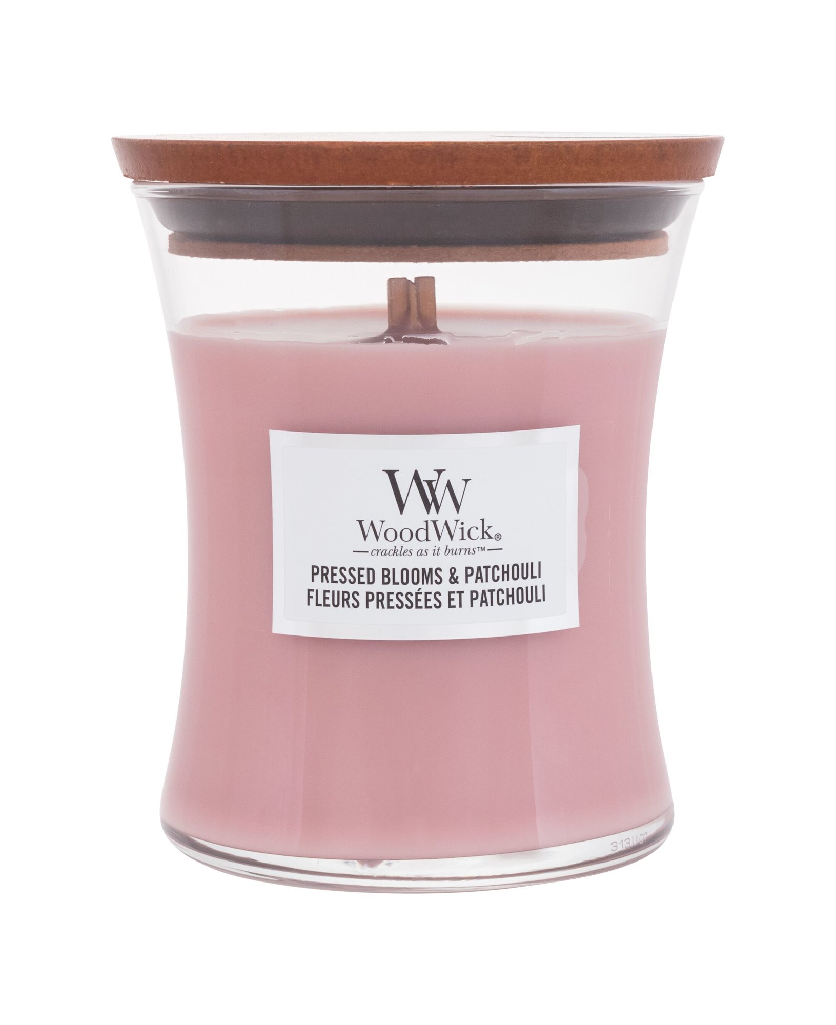 WoodWick Pressed Blooms & Patchouli 275g Kvepalai Unisex Scented Candle