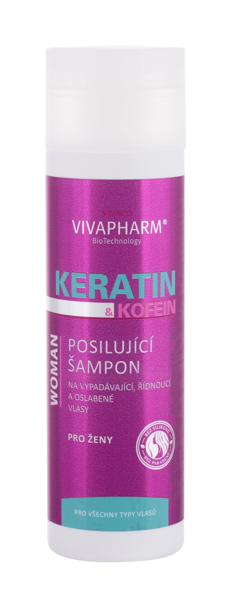Vivaco VivaPharm Keratin & Caffeine &scaron;ampūnas