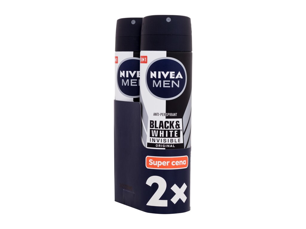 Nivea Men Invisible For Black & White Original 2x150 ml