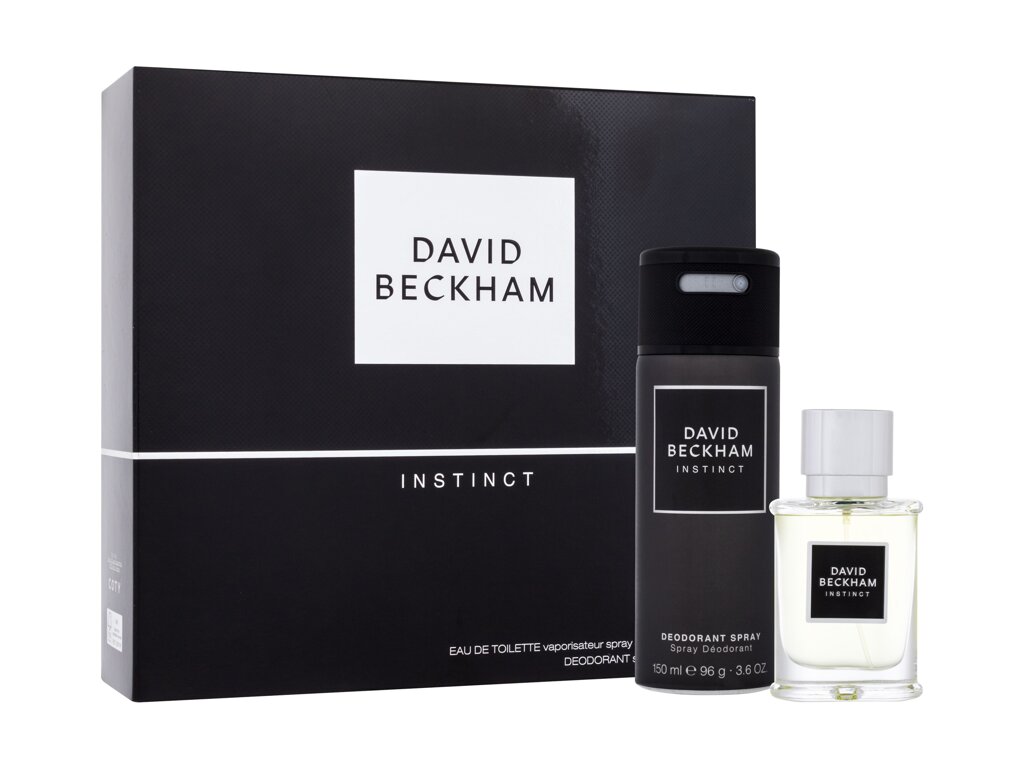 David Beckham Instinct 30ml Edt 30 ml + Deodorant 150 ml Kvepalai Vyrams EDT Rinkinys (Pažeista pakuotė)
