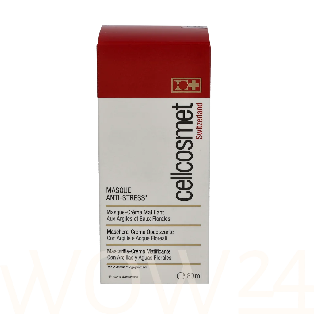 Cellcosmet Cellcosmet Anti-Stress Mask 60 ml natūrali veido odos priežiūros priemonė