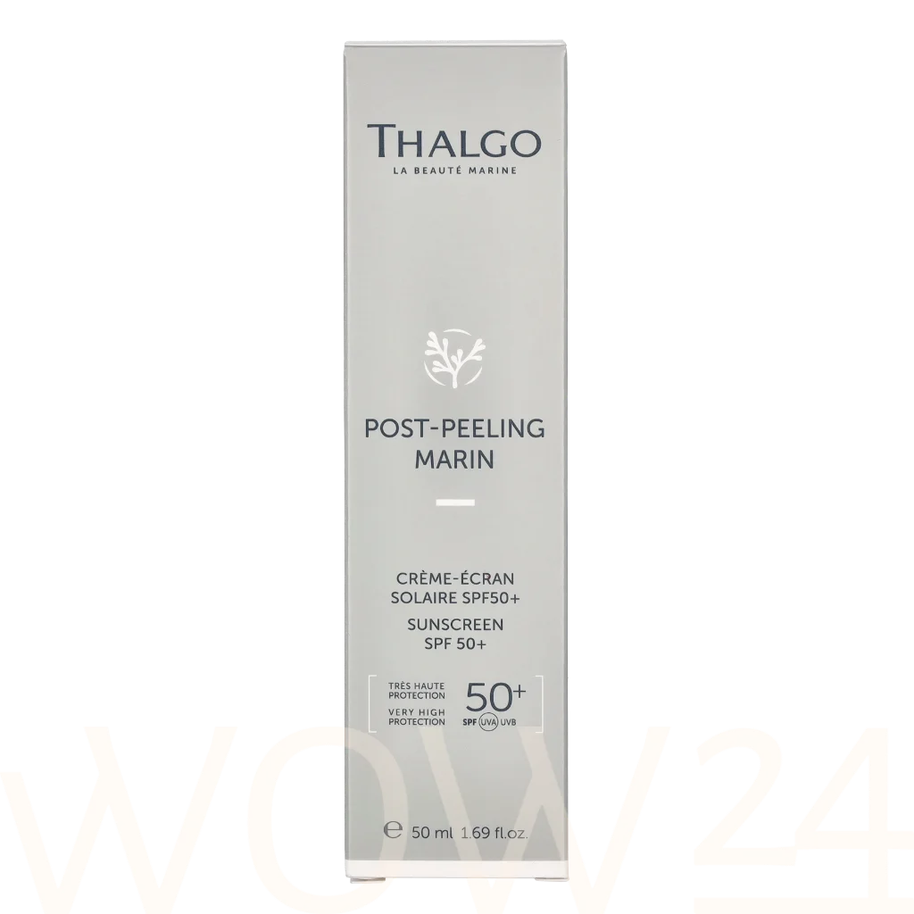 Thalgo Thalgo Post-Peeling Marine Sunscreen SPF50+ natūrali veido odos priežiūros priemonė