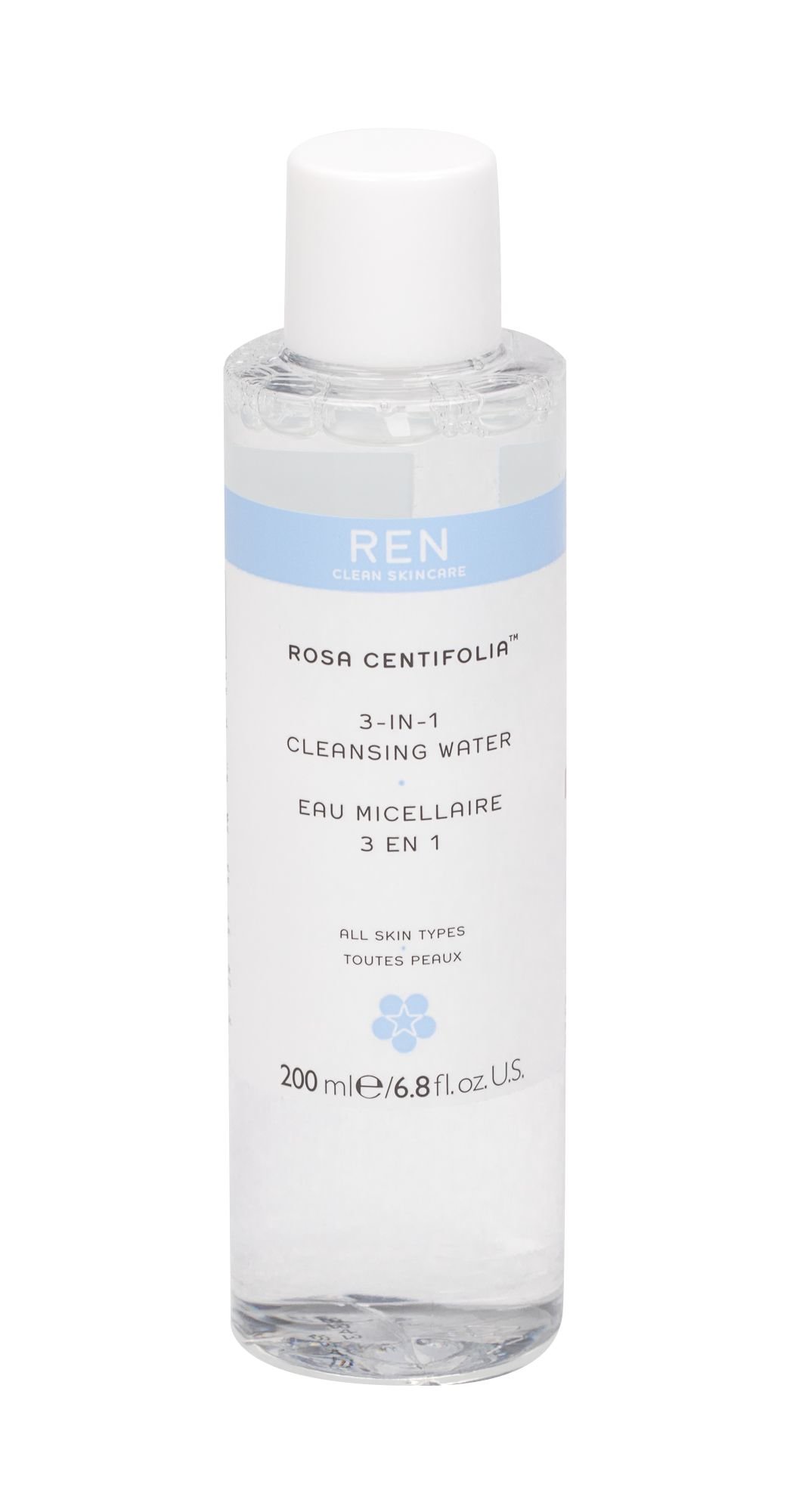 Ren Clean Skincare Rosa Centifolia 3-In-1 micelinis vanduo