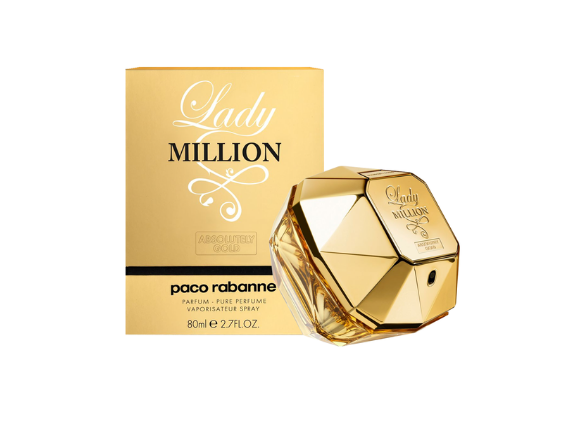 Paco Rabanne Lady Million Absolutely Gold 80ml Kvepalai Moterims Parfum Testeris
