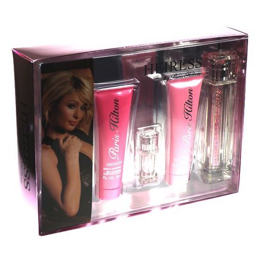Paris Hilton Heiress 100ml Edp 100ml + 90ml Body lotion + 90ml Shower gel + 7,5ml Edp Miniature kvepalai Moterims EDP Rinkinys