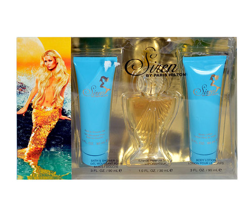 Paris Hilton Siren 30ml edp 30ml + 90ml body lotion + 90ml shower gel Kvepalai Moterims EDP Rinkinys (Pažeista pakuotė)