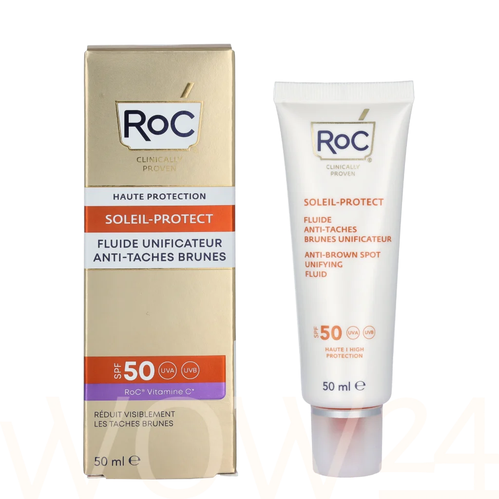 RoC RoC Soleil-Protect Anti-Brown Spot Unifying Fluid SPF50+ 50 ml veido apsauga