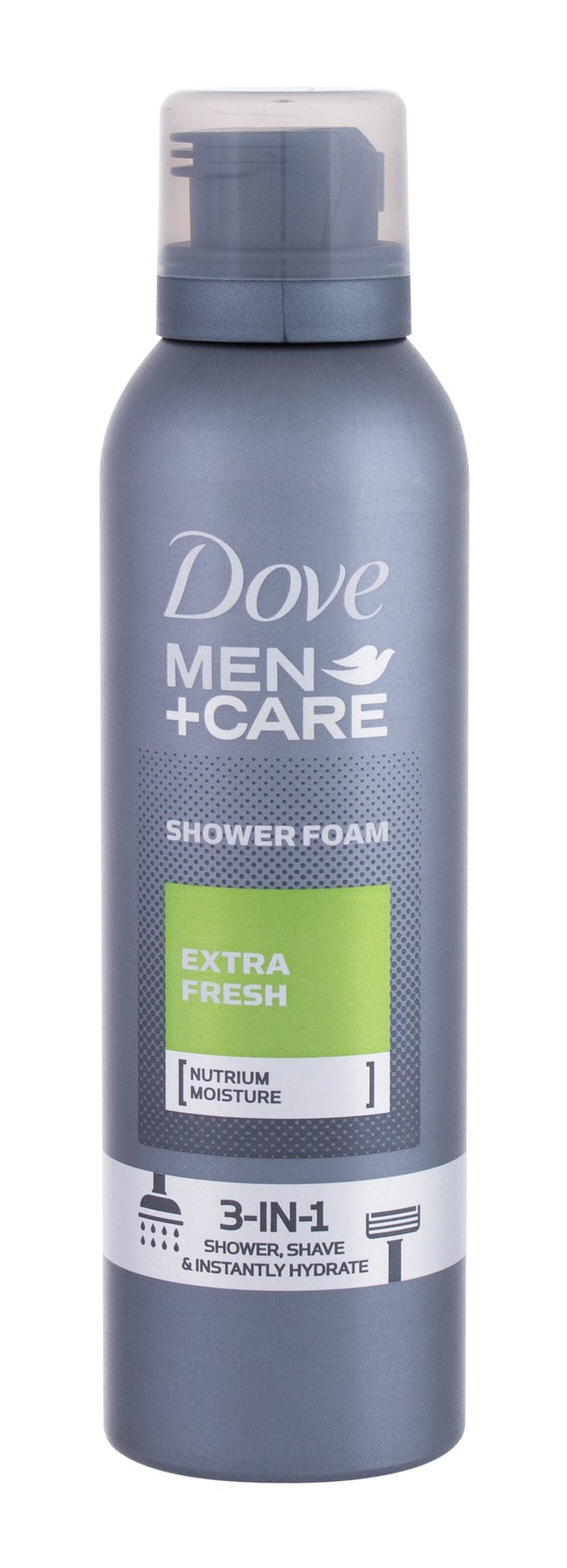 Dove Men + Care Extra Fresh 200ml dušo putos (Pažeista pakuotė)