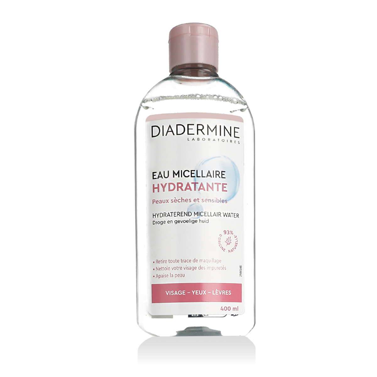 Diadermine Caring Micellar Water 400ml micelinis vanduo