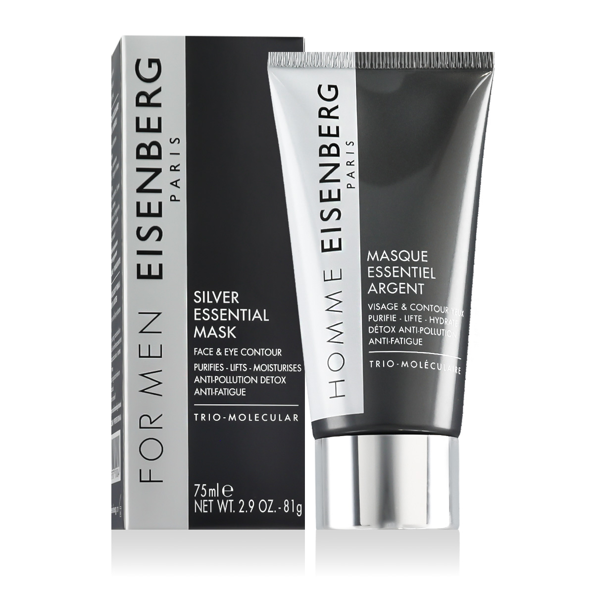 Eisenberg Homme Silver Essential Mask 75ml Veido kaukė