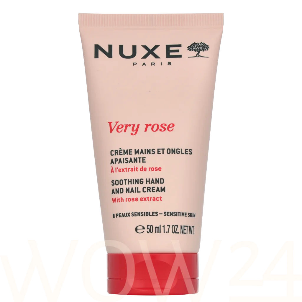 Nuxe Very Rose Soothing Hand And Nail Cream 50ml rankų kremas
