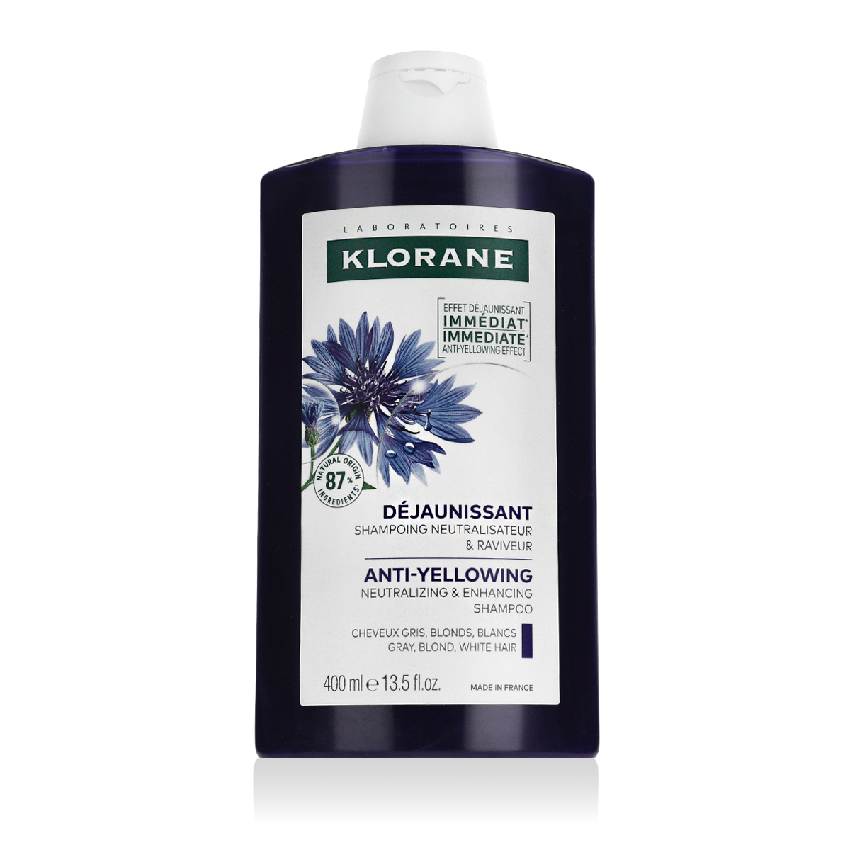 Klorane Organic Centaury Anti-Yellowing 400ml &scaron;ampūnas