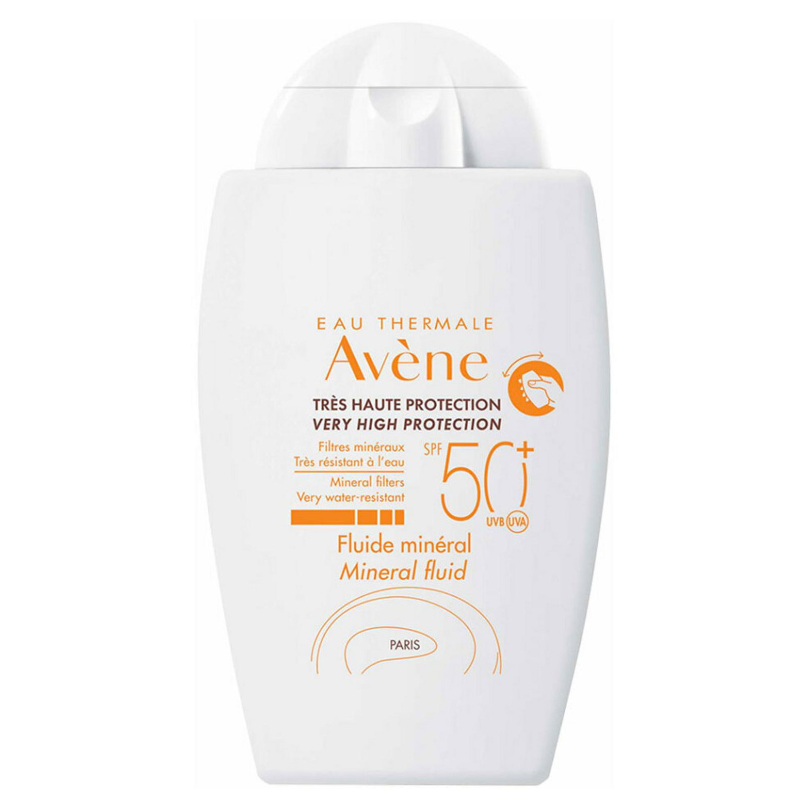 Avene Sun Mineral Fluid 40ml veido apsauga