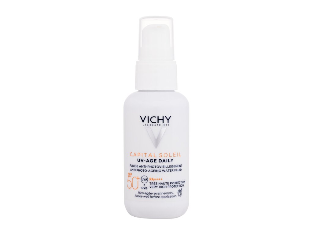 Vichy Capital Soleil UV-Age Daily Anti Photo-Ageing Water Fluid Veido apsauga nuo saulės Moterims
