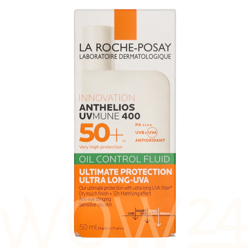 La Roche-Posay Anthelios UVMUNE 400 Oil Control Fluid 50ml veido apsauga