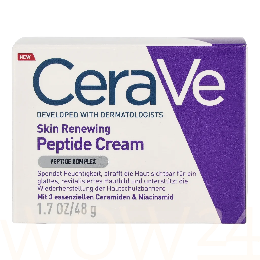 CeraVe Skin Renewing Peptide Cream 48ml dieninis kremas