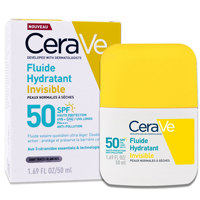 CeraVe CeraVe Invisible Hydrating Fluid Sunscreen SPF 50 50 ml Vyrams