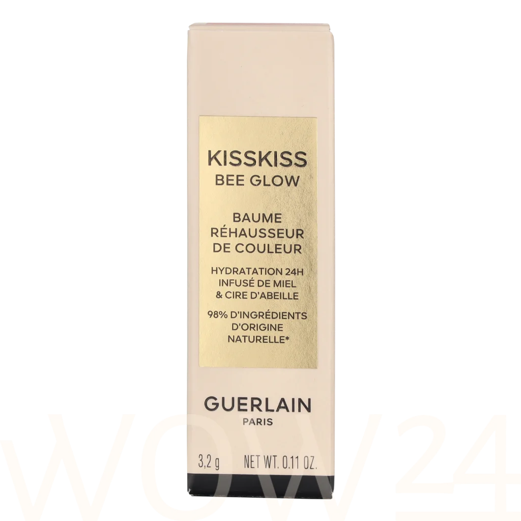 Guerlain Kiss Kiss Bee Glow Tinted Lip Balm 775 Poppy 3, 3,2g lūpdažis
