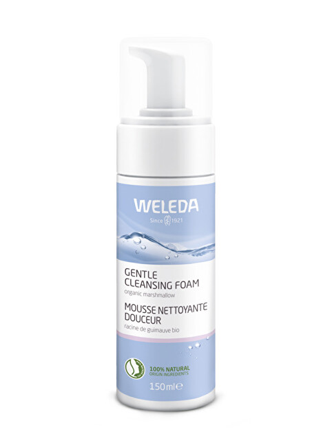 Weleda Gentle Cleansing Foam Valymo putos Valomosios veido putos Moterims