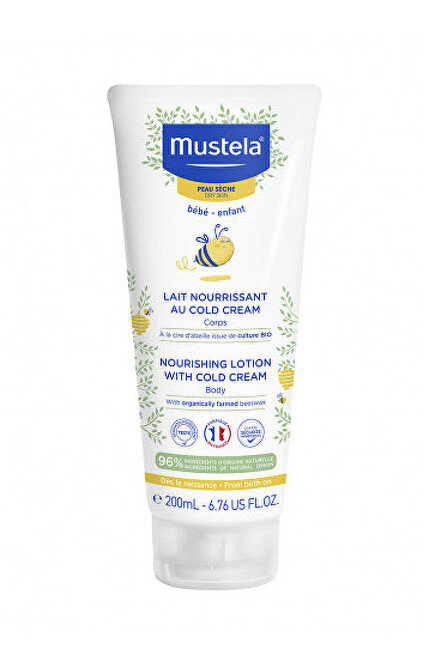 Mustela Baby nourishing body lotion for dry skin ( Nourish ing Lotion with Cold Cream ) 200 ml 200ml Vaikams