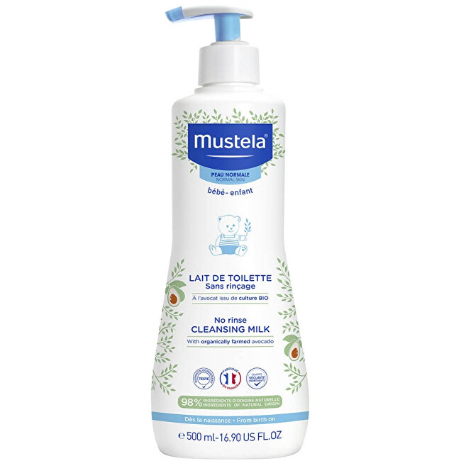 Mustela B&eacute;b&eacute; No Rinse Cleansing Milk Kūno losjonas