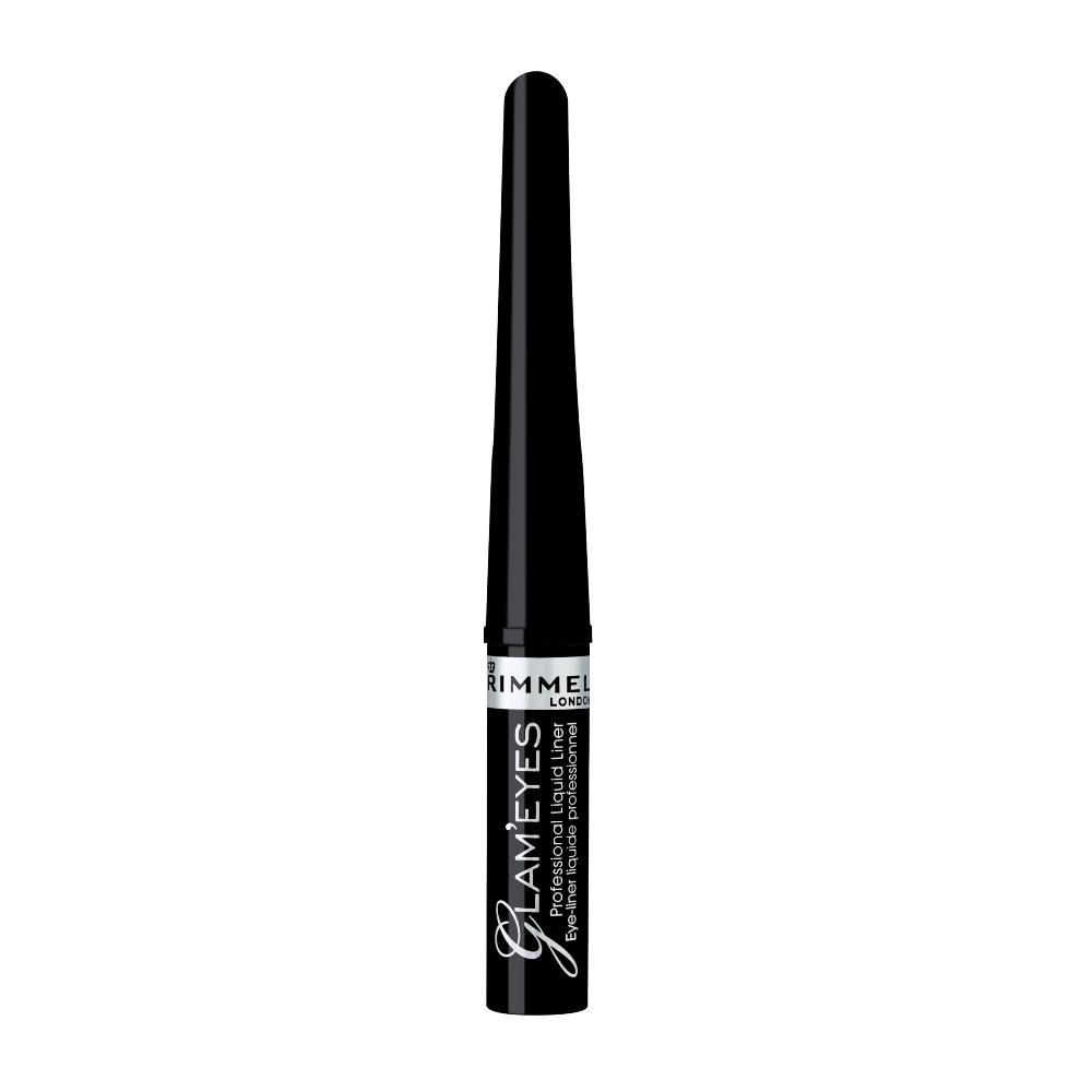 Rimmel Liquid eyeliner Glam Eyes ( Professional Liquid Liner) 3.5 ml 001 Black akių kontūras