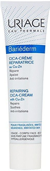 Uriage Uriage Bariederm Repairing Cica-Cream With Copper-Zinc 40 ml kūno kremas