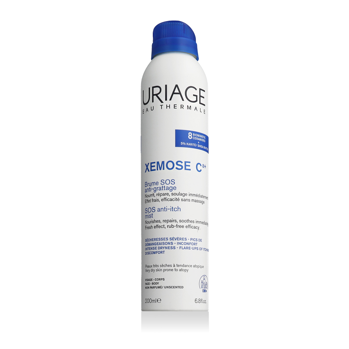 Uriage X&eacute;mose SOS Anti-Itch Mist Kūno vanduo Kūno pur&scaron;kikliai Unisex