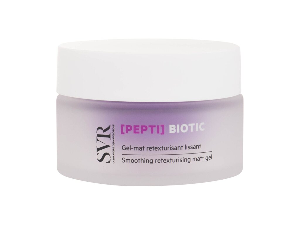 Svr [PEPTI] Biotic Smoothing Retexturising Matt Gel Veido gelis Valomasis veido gelis Unisex