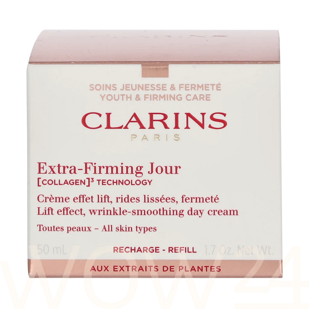 Clarins Extra-Firming Jour Lift Effect, Wrinkle Smoothing Day Ccream 50ml dieninis kremas