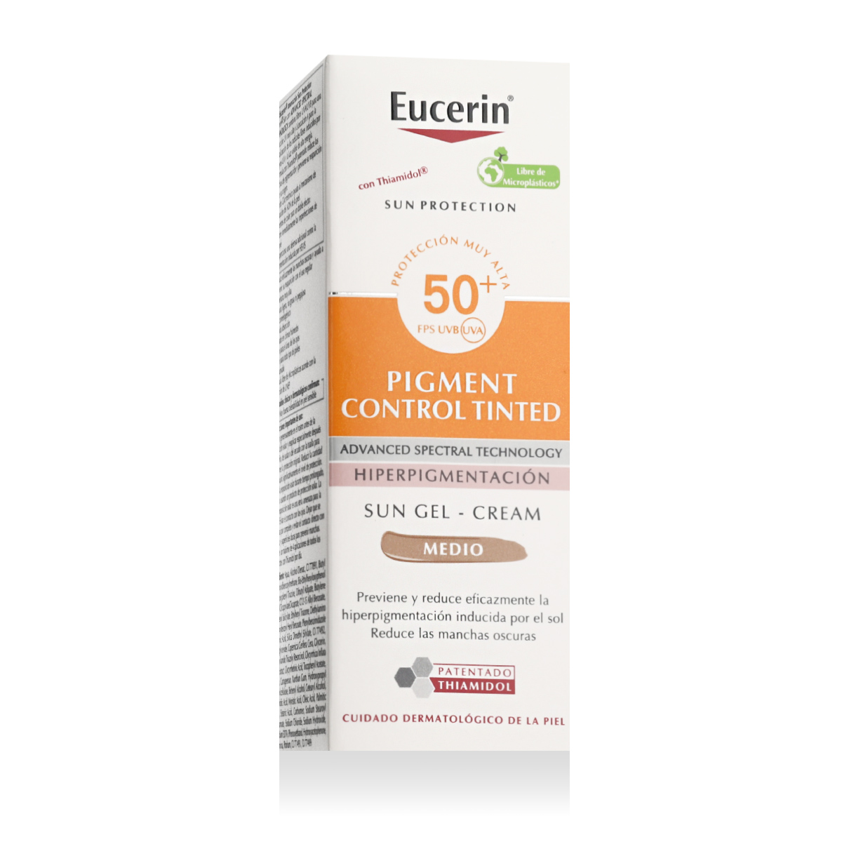Eucerin Sun Protection Pigment Control Tinted Gel-Cream 50ml veido apsauga
