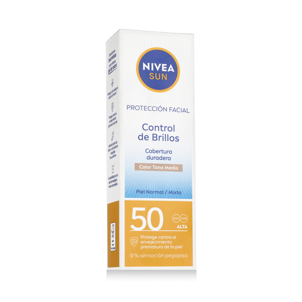 Nivea Sun UV Face Shine Control BB 50ml veido apsauga