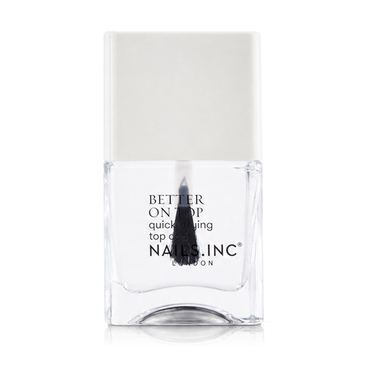 Nails.Inc Better On Top Quick-Drying Top Coat (Transparent) Nagų lakas Nagų lako valiklis Moterims
