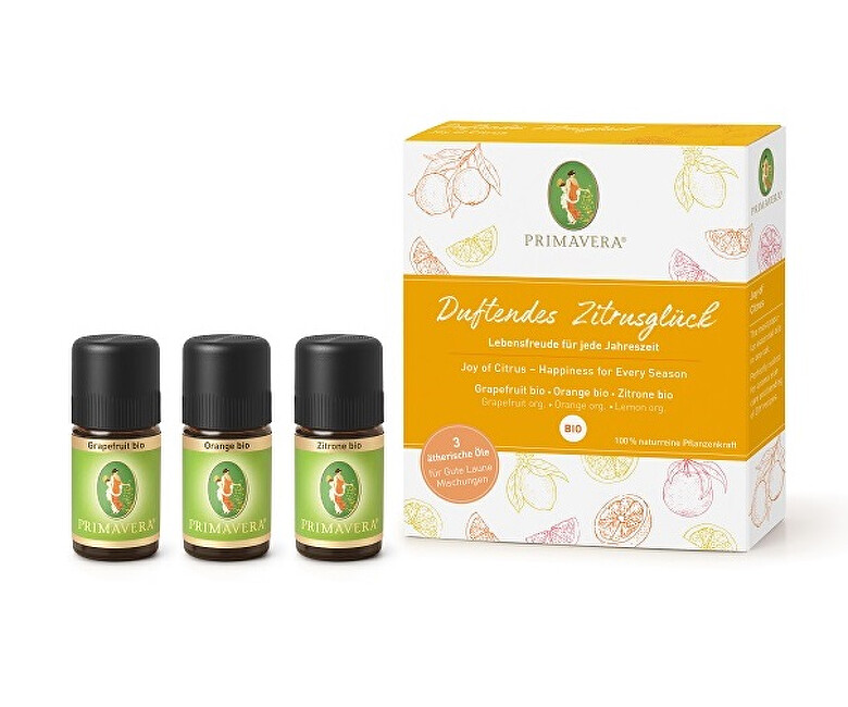 Primavera Cognitive set Citrus happiness 3 x 5 ml 5ml eterinis aliejus