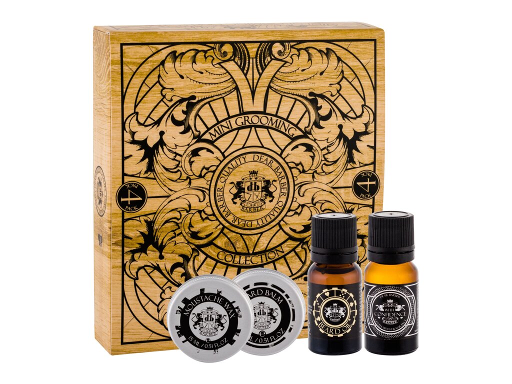 DEAR BARBER Beard Care Dear Barber Dear Barber Mini Grooming Collection Set Vyrams Rinkinys