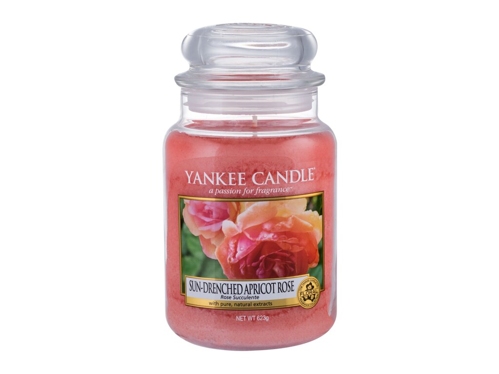 Yankee Candle Sun-Drenched Apricot Rose Kvepianti žvakė Unisex