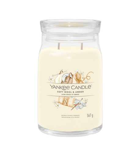 Yankee Candle Soft Wool & Amber 567 ml
