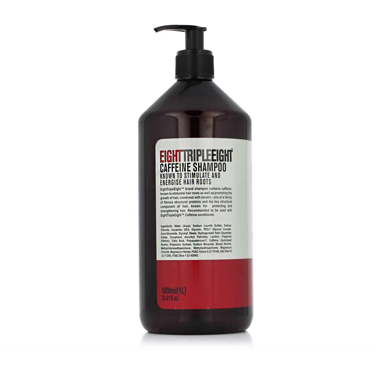 Eight Triple Eight Caffeine Shampoo Plaukų &scaron;ampūnas Unisex