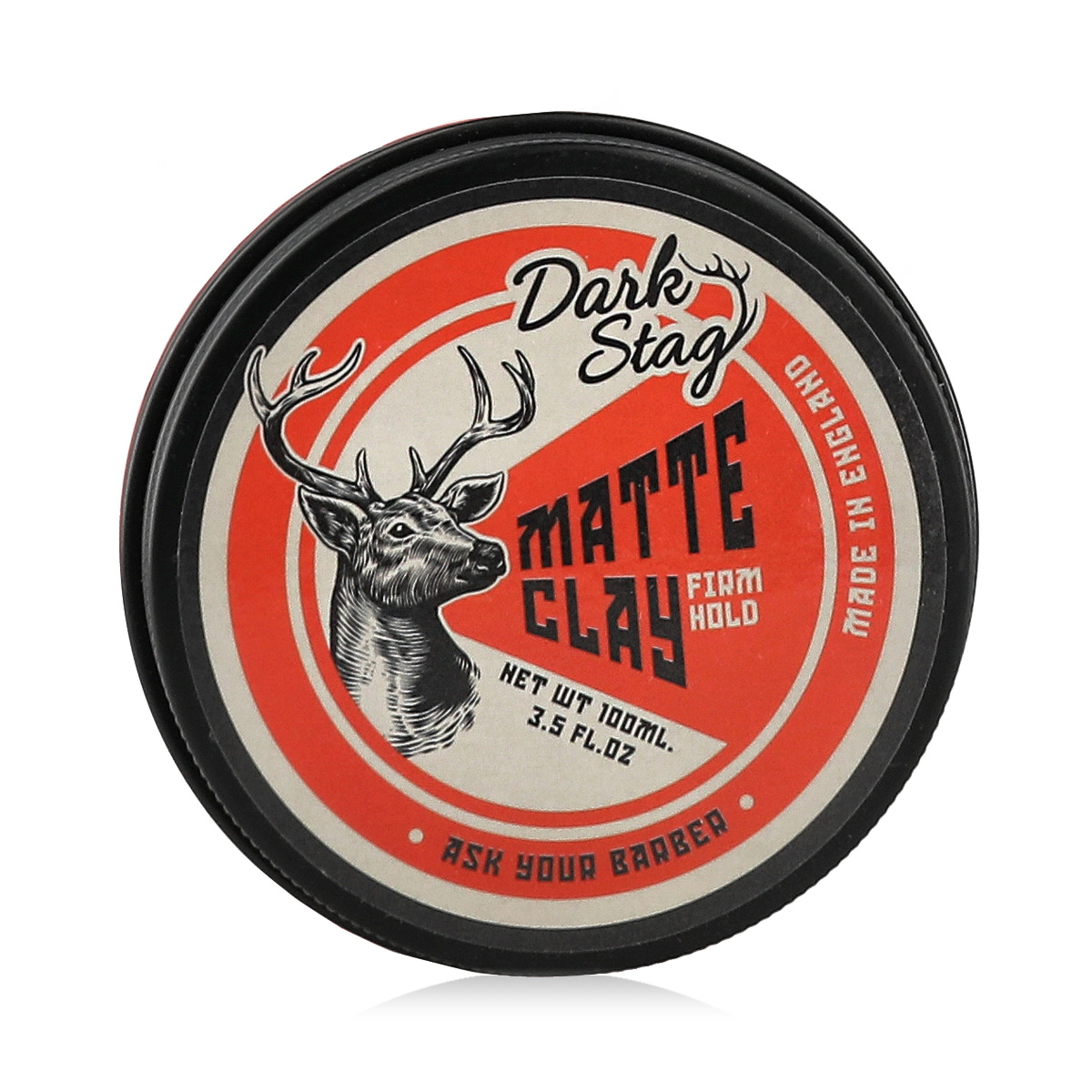 Dark Stag Matte Clay 100ml fiksatorius plaukų modeliavimui