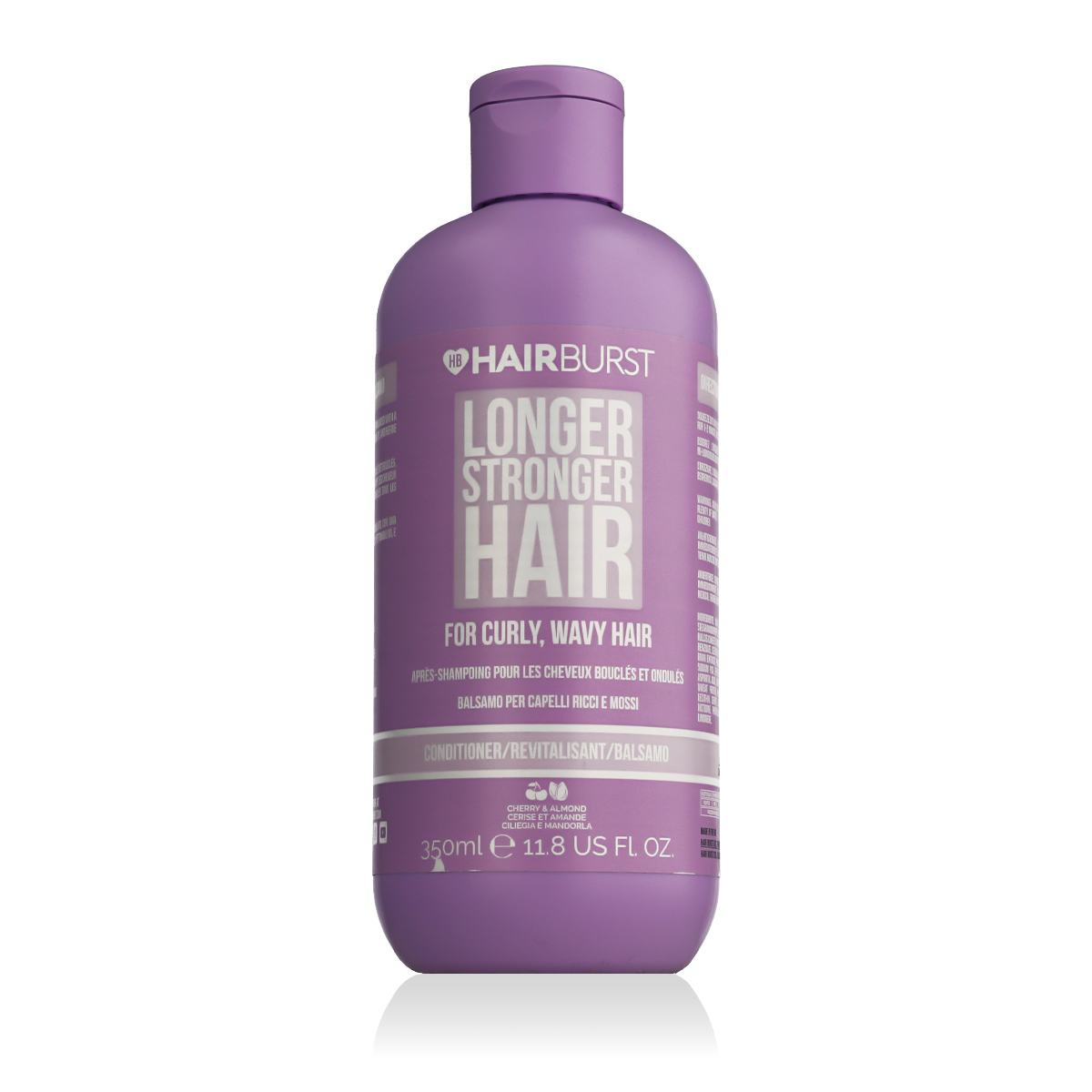 HairBurst Longer Stronger Hair Conditioner For Curly, Wavy Hair Plaukų kondicionierius Unisex