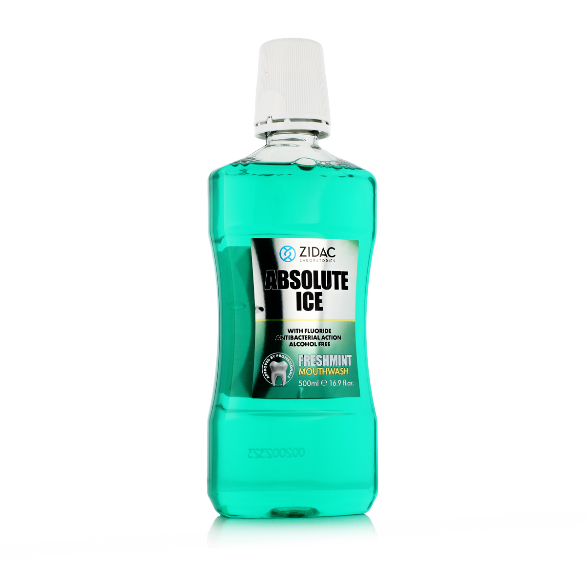 Zidac Laboratories Absolute Ice Freshmint Mouthwash 500ml dantų skalavimo skystis