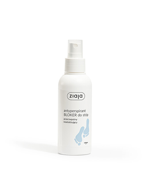 Ziaja Foot Blocker Antiperspirant Kojų pur&scaron;kiklis Pėdų dezodorantas Moterims