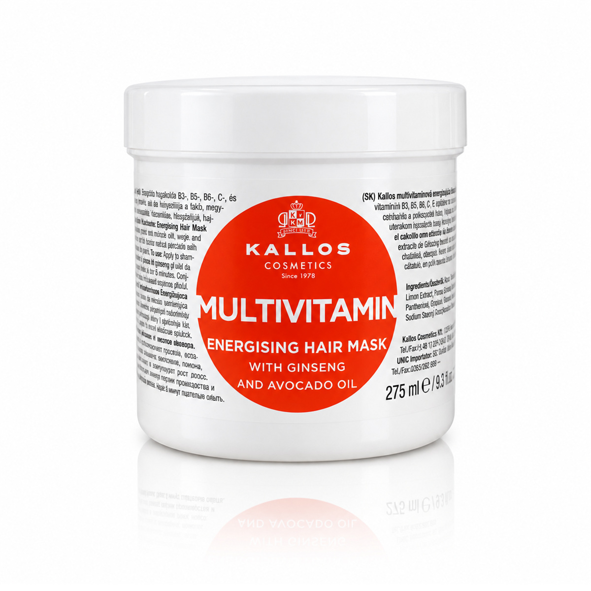 Kallos cosmetics Multivitamin Plaukų kaukė