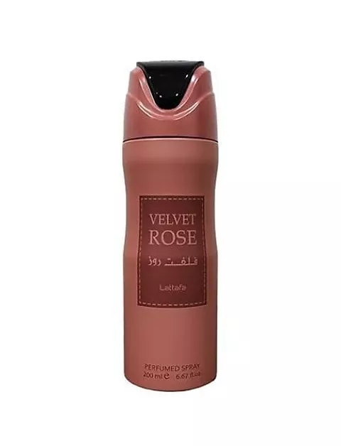 Lattafa perfumes Velvet Rose Dezodorantas Dezodorantas ir antiperspirantas Moterims