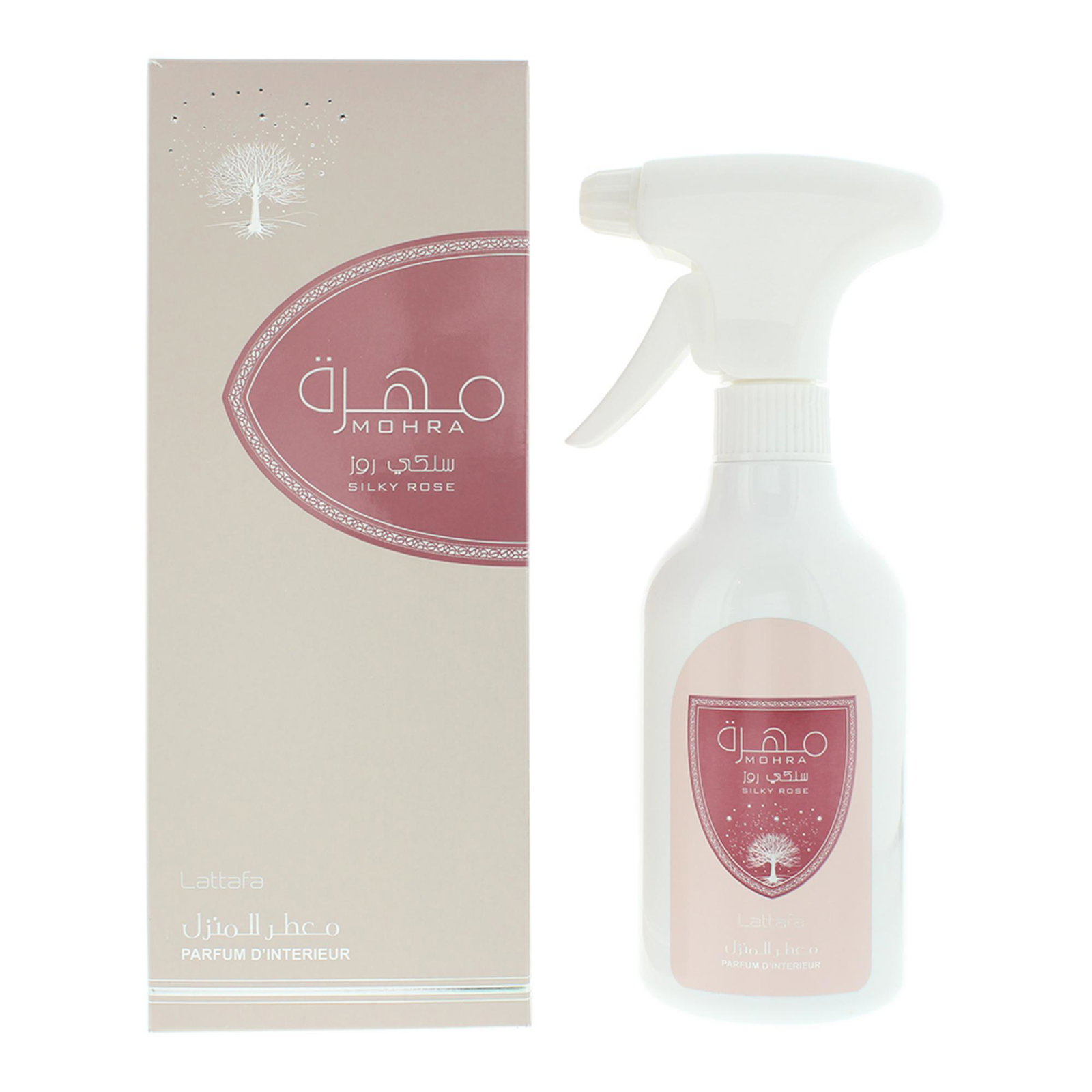 Lattafa Mohra Silky Rose 450ml Kvapų difuzorius ir pur&scaron;kiklis