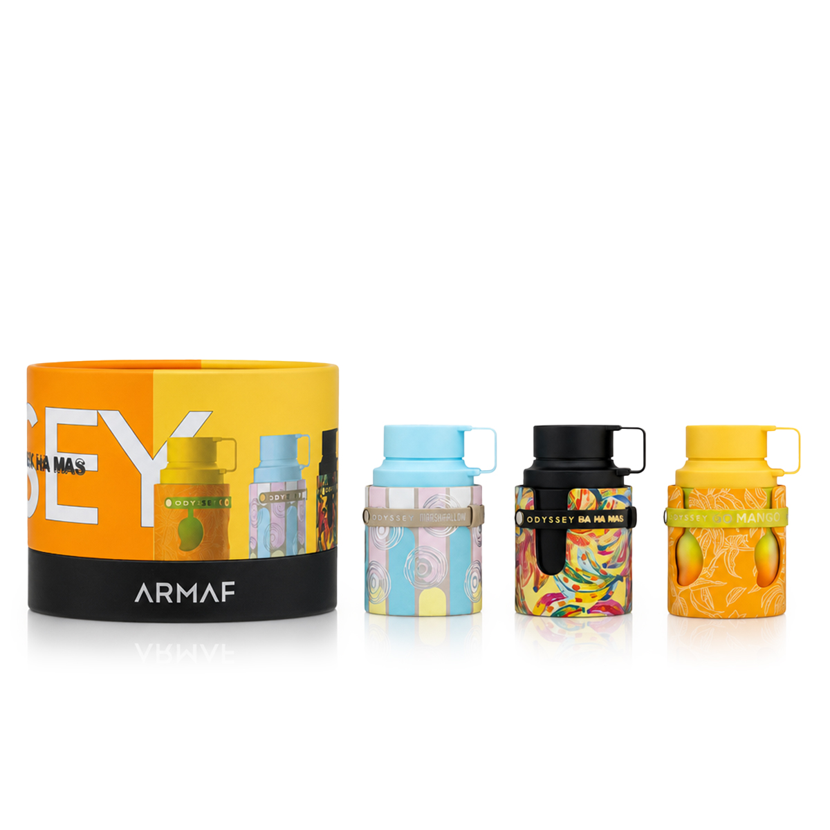 Armaf Odyssey Collection 3x 30ml Edp 30ml: Marshmallow, Go Mango, Ba Ha Mas Kvepalai Unisex Rinkinys