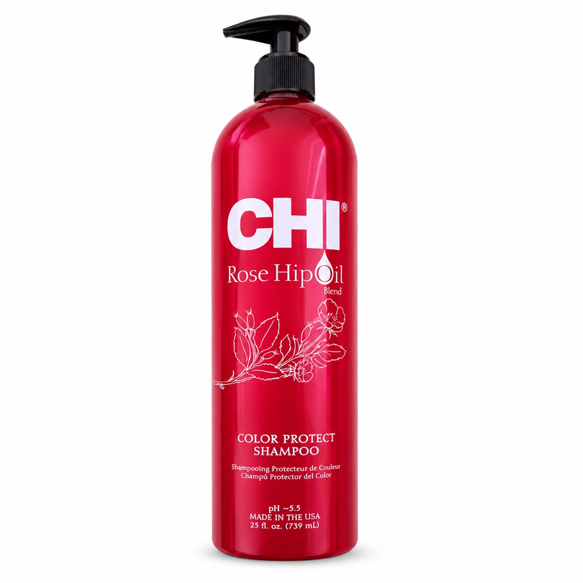 Farouk Systems CHI Rose Hip Oil &Scaron;ampūnas dažytiems plaukams